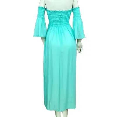 Vestido elastizado largo — imagen 3