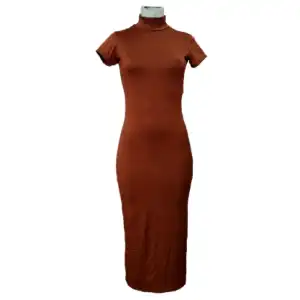 Vestido pullover largo abierto al lado miniatura 1