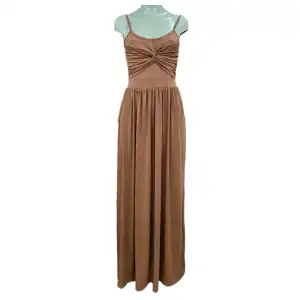Vestido nudo con tirantes largo miniatura 1