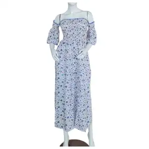 Vestido elastizado largo miniatura 1