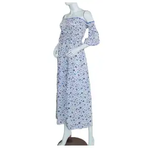 Vestido elastizado largo miniatura 2