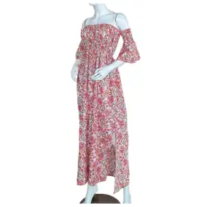 Vestido elastizado largo miniatura 2