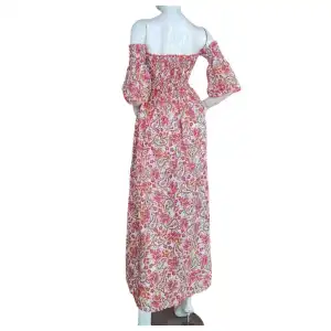 Vestido elastizado largo miniatura 3